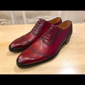 MEZLAN Impronta G119 Burgundy Red Lace Up Oxford Men’s Size 13M